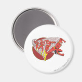 Flash in beweging magneet (Voorkant / Achterkant)