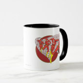 Flash in beweging mok (Voorkant rechts)