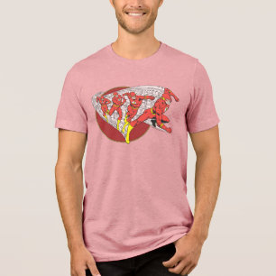 Flash in beweging Tri-Blend shirt