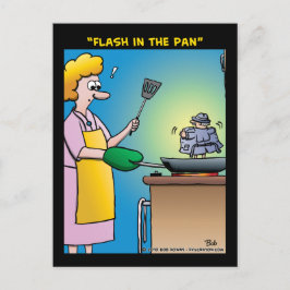 "Flash in de pan" Briefkaart