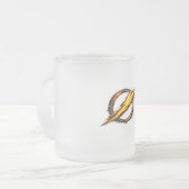 Flash inspired logo  matglas koffiemok (Voorkant links)