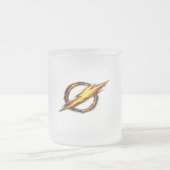 Flash inspired logo  matglas koffiemok (Center)