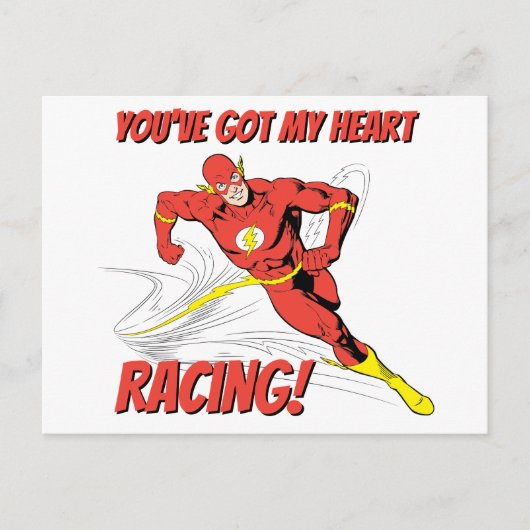 Flash - Je hebt mijn Valentijn voor hartritme Feestdagenkaart (Voorkant)