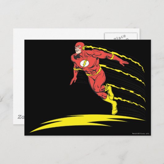 Flash Leaps links Briefkaart (Voorkant / Achterkant)