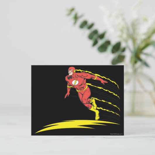 Flash Leaps links Briefkaart (Staand voorkant)