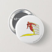 Flash Leaps links Ronde Button 5,7 Cm (Voorkant /achterkant)