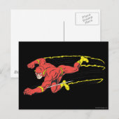 Flash Lunges links Briefkaart (Voorkant / Achterkant)