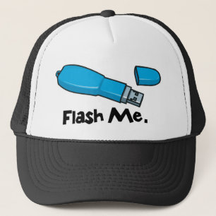 Flash-me Flash-schijfontwerp Trucker Pet