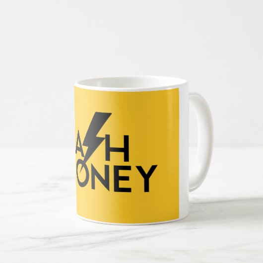 Flash Money Coffee Mug Koffiemok (Voorkant rechts)