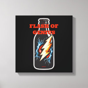 Flash of Genius Canvas Afdruk