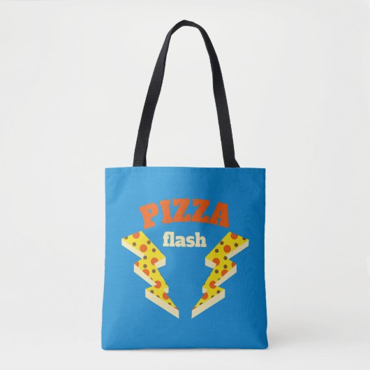 Flash pizza tote bag (Voorkant)