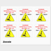 Flash Protection-Sticker Vierkante Sticker (Vel)