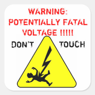 Flash Protection-Sticker Vierkante Sticker