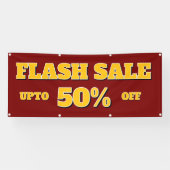 Flash Sale Bewerkbare Aangepaste Banner (Horizontaal)