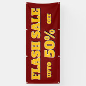 Flash Sale Bewerkbare Aangepaste Banner (Verticaal)