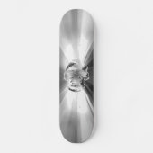 FLASH SKULL SILVER SURFER SKATEBOARD (Voorkant)