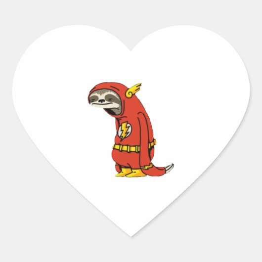 Flash-sleuf Hart Sticker (Voorkant)
