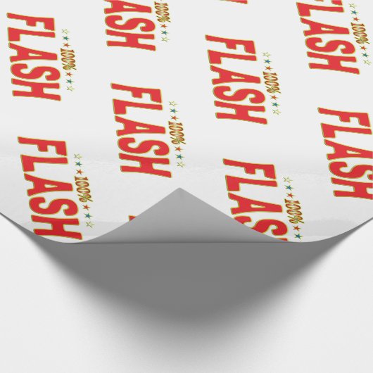 Flash Star-Label Cadeaupapier (Hoek)