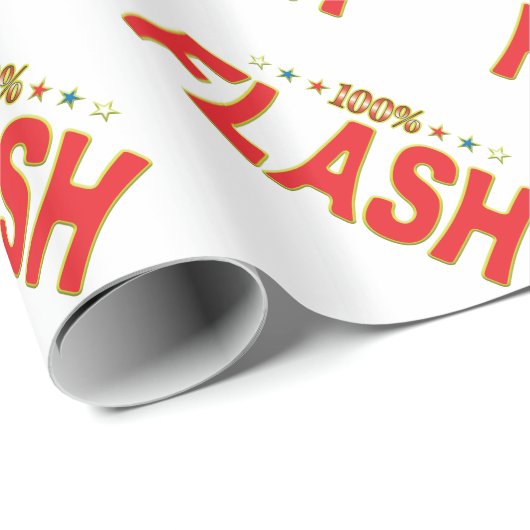 Flash Star-Label Cadeaupapier (Rol Hoek)