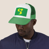 Flash Super Ager-hoed Trucker Pet (In situ)