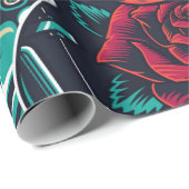  Flash-tattoos naadloos patroon  Cadeaupapier (Rol Hoek)