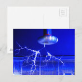 Flash Tesla Coil... Briefkaart (Voorkant / Achterkant)