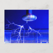 Flash Tesla Coil... Briefkaart (Voorkant)