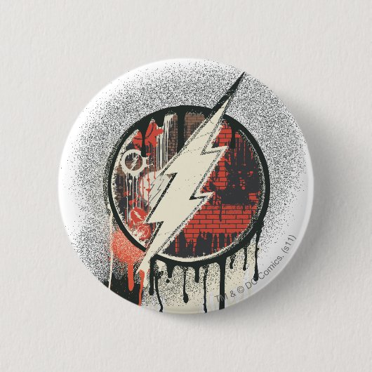 Flash - Twisted Innocence Symbol Ronde Button 5,7 Cm (Voorkant)