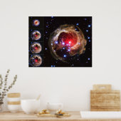 Flash van Red Variable Star V838 Monocerotis Poster (Keuken)