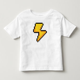 Flash! Verlichtingsbout Pixel Style nieuwheid T-sh Kinder Shirts