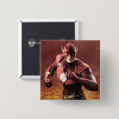 Flash Vierkante Button 5,1 Cm (Voorkant /achterkant)