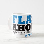 Flashaholic - Ultimate Flashlight Junkie - Blauw Koffiemok (Voorkant links)