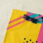 Flashback naar de jaren 80 trendy strandlaken (In situ)