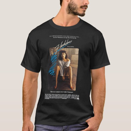 Flashdance Iconisch Zelden T-shirt (Voorkant)