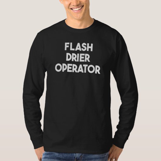 Flashdrogeroperator   t-shirt (Voorkant)