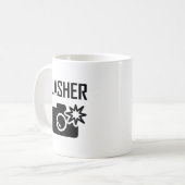 Flasher Grappige Mok (Voorkant links)