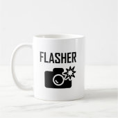 Flasher Grappige Mok (Links)