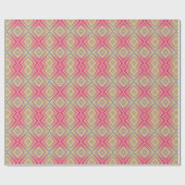 Flashes van Pinks Alternative Diamond Pattern Cadeaupapier (Vlak)