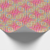 Flashes van Pinks Alternative Diamond Pattern Cadeaupapier (Hoek)