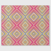 Flashes van Pinks Alternative Diamond Pattern Cadeaupapier (Vlak)