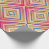 Flashes van Pinks Alternative Diamond Pattern Cadeaupapier (Hoek)
