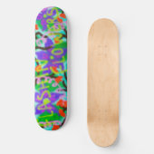 Flashin Flowers Graffiti Skateboard (Voorkant)