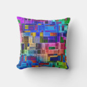 Flashy Art Waterverf Sierkussen (Voorkant)