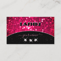 Flashy Black Girly Pink Sparking Glitter Shimmery