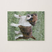 Flashy Brindle Boxer Puppy - Boxer Dog Puzzle Legpuzzel (Horizontaal)