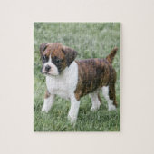 Flashy Brindle Boxer Puppy - Boxer Dog Puzzle Legpuzzel (Verticaal)