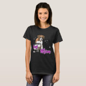 Flashy Fawn Boxer Dog Boxer Dog mam T-shirt (Voorkant volledig)