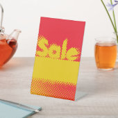 Flashy Grungy Sale Sign. met Oogaantrekkende kleur Reclamebord Met Voetstuk (Insitu)