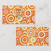 FLASHY PSYCHEDELIC-VISITEKAARTJES - KROEPKAARTEN CONTACTKAARTJE (Voorkant / Achterkant)