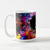 Flashy Schattige Heart Design Explosion Coffee Mok (Links)